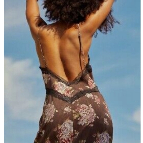 H&M x Brock Collection Woodsy Floral Slip Lyocell Dress - Picture 3 of 16